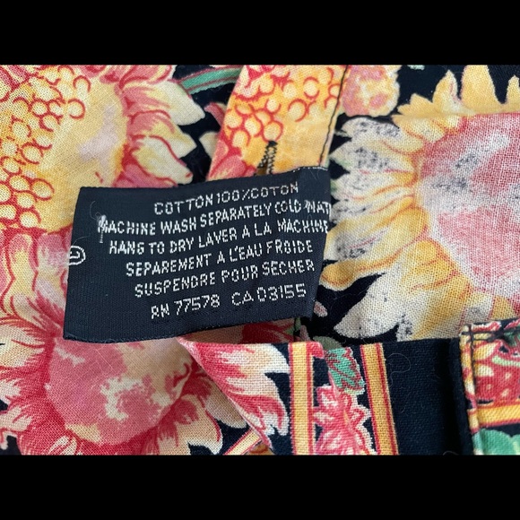 April Cornell Vintage square sunflower pillow shams. Two. - Picture 4 of 7